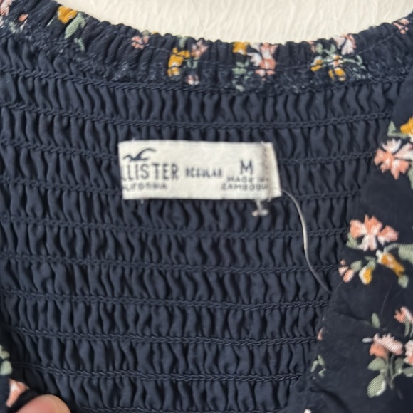 Navy floral print dress - Picture 3 of 8